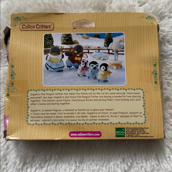 Calico Critters PENGUIN Family Ice Cream Cart Sylvanian Families - Picture 5 of 7